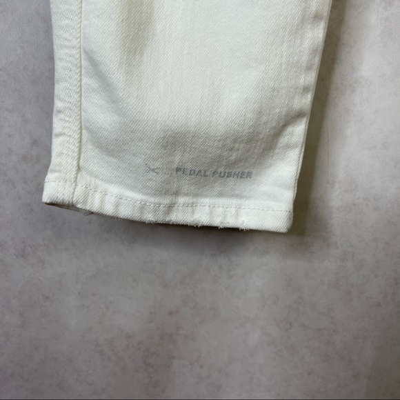 CLOSED Pedal Pusher White High Rise Straight Leg Jeans Women's Size IT 36 US 23 - Picture 3 of 9